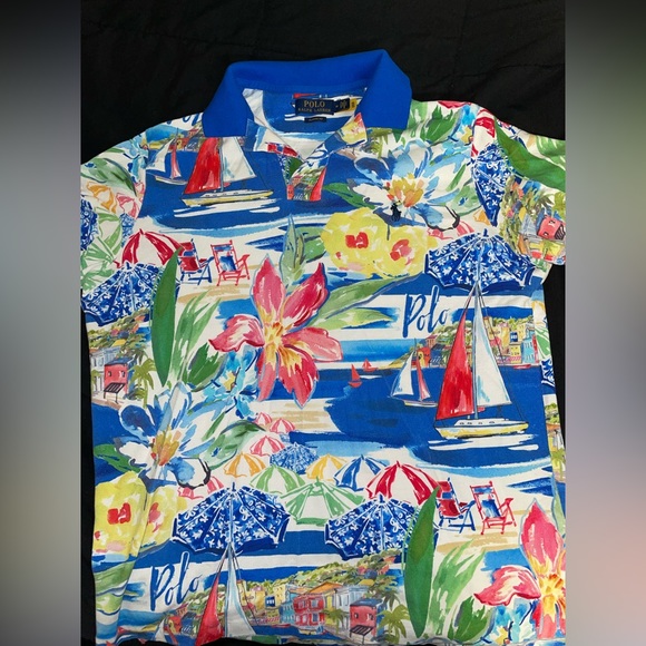 Ralph Lauren Polo.Floral shirt - Picture 5 of 5
